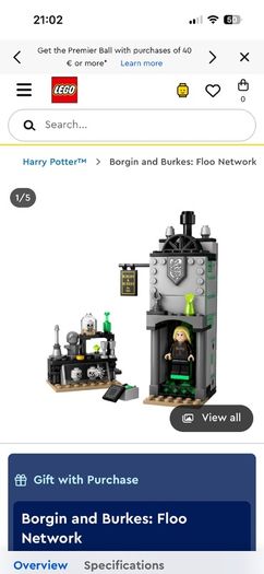 Lego Harry Potter Borgin & Burke's Floo Network 40695