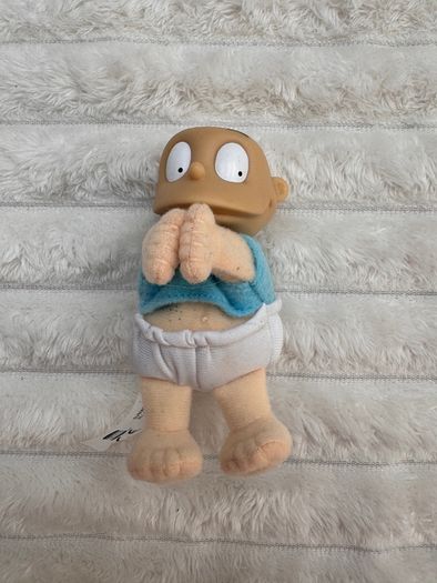 Burger King 1998 Rugrats Tommy Pickles Hugging clip on Plush approx. 4" Used Please see photos