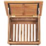 Garden Storage Box 60x50x58 cm Solid Teak Wood Image 6