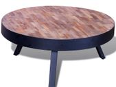 Coffee Table Round Reclaimed Teak Wood