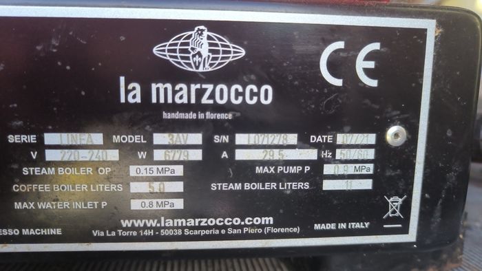 La Marzocco Linea Classic 3 group 2021