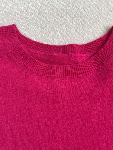 Cerise Pink cashmere jumper Size 10