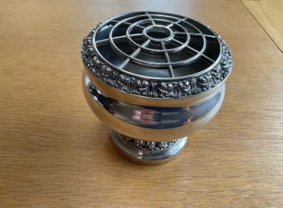 Vintage silver plated rose bowl