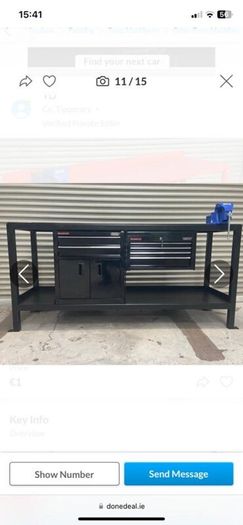 Powder coated Work bench