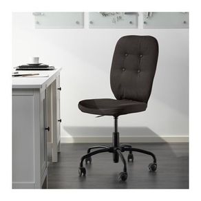 IKEA Lillhojden fark grey Wheeled Swivel Desk Computer Chair Removable Cover