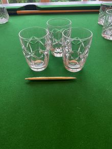 3 Waterford Crystal Tumblers