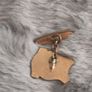clothes pin badge vintage Image 4