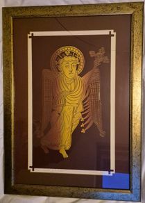 Celtic Art - Siobhan Doyle - Serigraph of St. Matthew