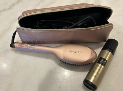 ghd Glide Limited Edition Hot Brush In Sun-Kissed Bronze