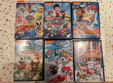 Paw Patrol DVDs - 6