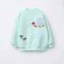 Zara Paw Patrol Unisex light aqua sweatshirt Age 4 EUC Image 3