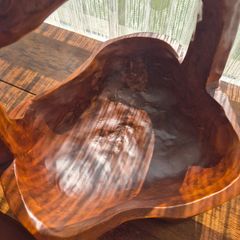 Vintage Teak Carved Fruit Basket , 5kg , Perfect Condition