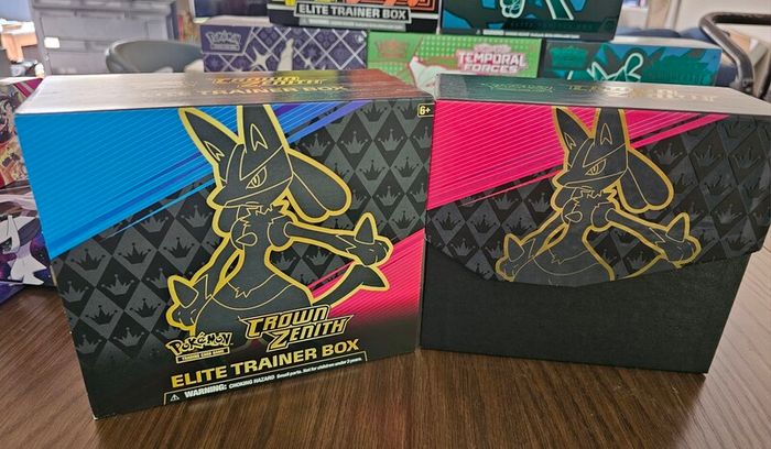Pokemon TCG Crown Zenith ETB Elite Trainer Box Filled with Random Packs Cards etc.