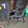iron cast garden bench ends Image 2