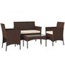 4 Piece Rattan Garden Sofa Set Image 8