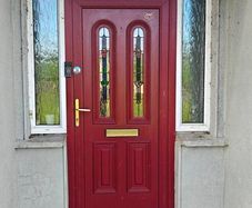 uPVC Front Door with sidelights