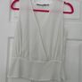 Silvian Heach  Ivory Sleeveless Top - Size S Image 3