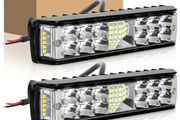 2pcs 17.78 cm LED Light Bar 60W 5500LM 6500K White Lighting Off Road Driving Auxiliary LED
