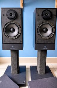 Linn Index speakers on original Stands