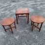 A beautiful and very unusual nest of tables Image 3