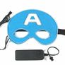Halloween LED Neon Eye Mask Costume Light Up Kids Happy Birthday Party EL Masks Image 8