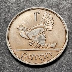 Ireland Excellent 1948 1d Penny Coin
