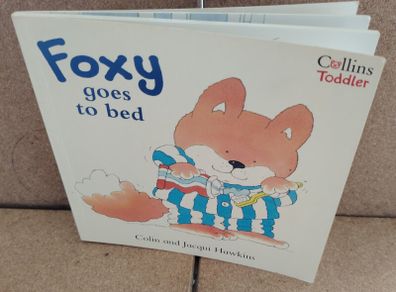 Vintage Foxy Goes to Bed 1995 Collins Toddler  Colin Hawkins
