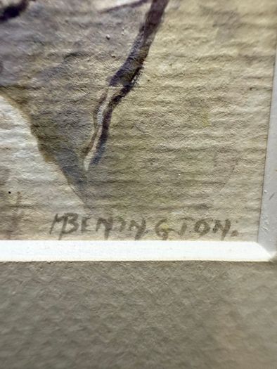 Original Michael Benington Acrylic (Peregrine Falcon)