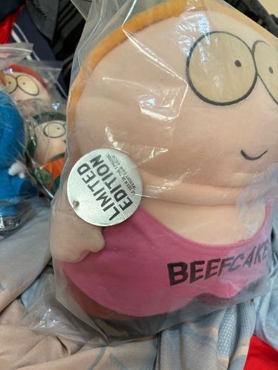 1998 "Beefcake Cartman" 12" Plush (see description)