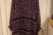 Next ladies paisley layered dress size 12