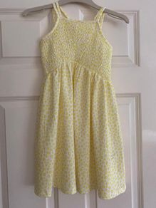 Zara Girls Yellow & White Dress - see 4 pics