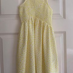 Zara Girls Yellow & White Dress - see 4 pics