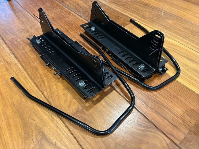 Universal seat rails + bucket seat side mounts