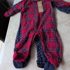 Lilly & Dan Christmas  Sleepsuit - 3 Pack. Age 0-3 Months. B. N.W.T