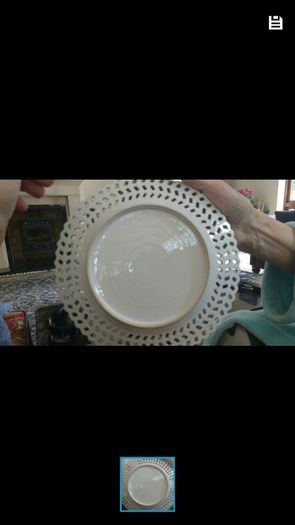 Painted Vintage  Plate