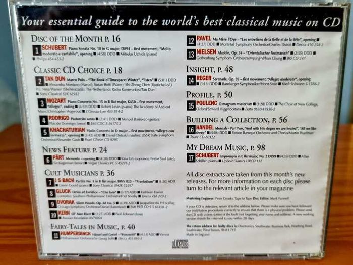 Cd Fairy Tales, Cult Musicians, Choir Of New College, Vg Condition.