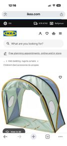 ikea bed tent