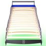 Childrens LED Race Car Bed 90x200 cm Blue Image 2