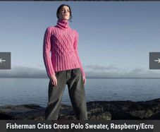 Fisherman Aran Sweater Wool Cashmere