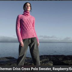 Fisherman Aran Sweater Wool Cashmere
