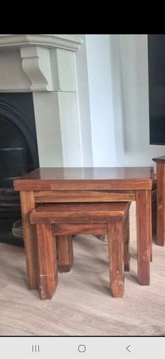 Mahogony Table Nest / TV Table
