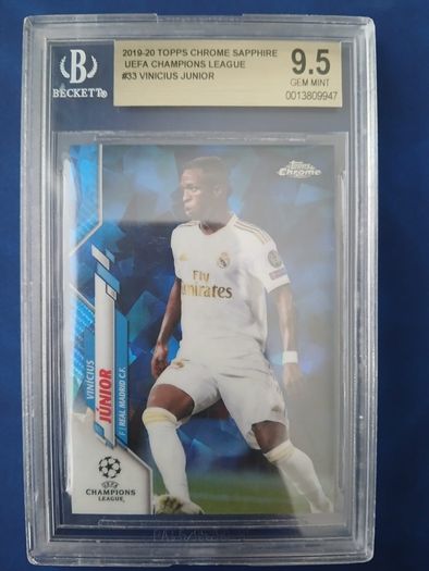 2019-20 Topps Chrome Sapphire Vinicius Junior