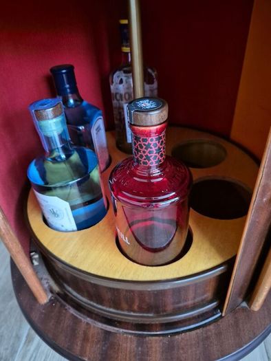 Revolving Bar Cabinet
