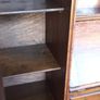 Antique English made By Harrison and Gibson Ilford very rare piece Bureau / Display case with original stained glass with brass fittings and locks. Circa 1930s beautiful Image 5