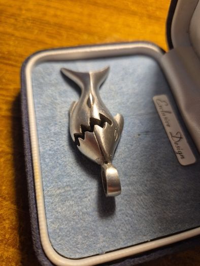 Metal Shark Pendant