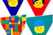 Adorable Lego Themed Bunting