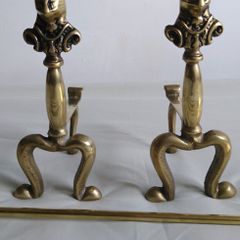 Brass fire implements