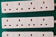 3 x 1 metre -  4 gang Extension lead 13 Amp