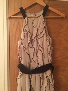 Coast Dress - Nude & Black
