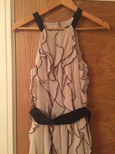 Coast Dress - Nude & Black